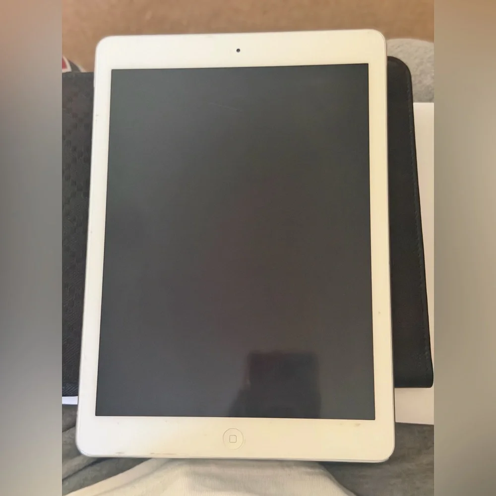 Apple Tablet with White Frame